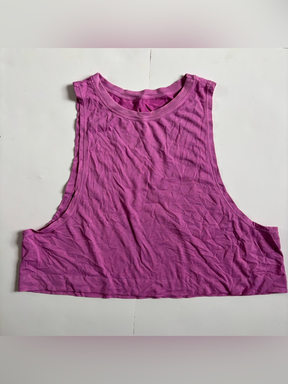 avocado Magenta Crop Tank Top